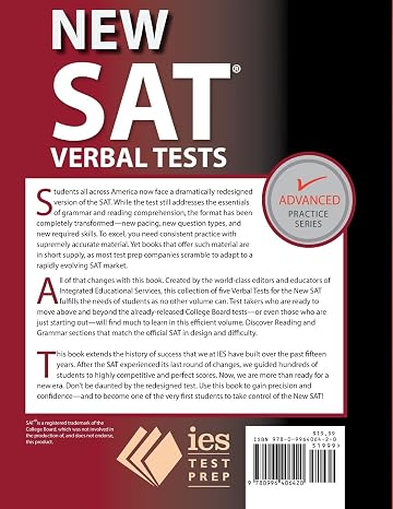 New SAT Verbal Tests