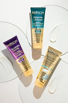 Bioxcin Keratin & Argan Onarıcı Saç Bakım Kremi, 250 ml x 4 Adet