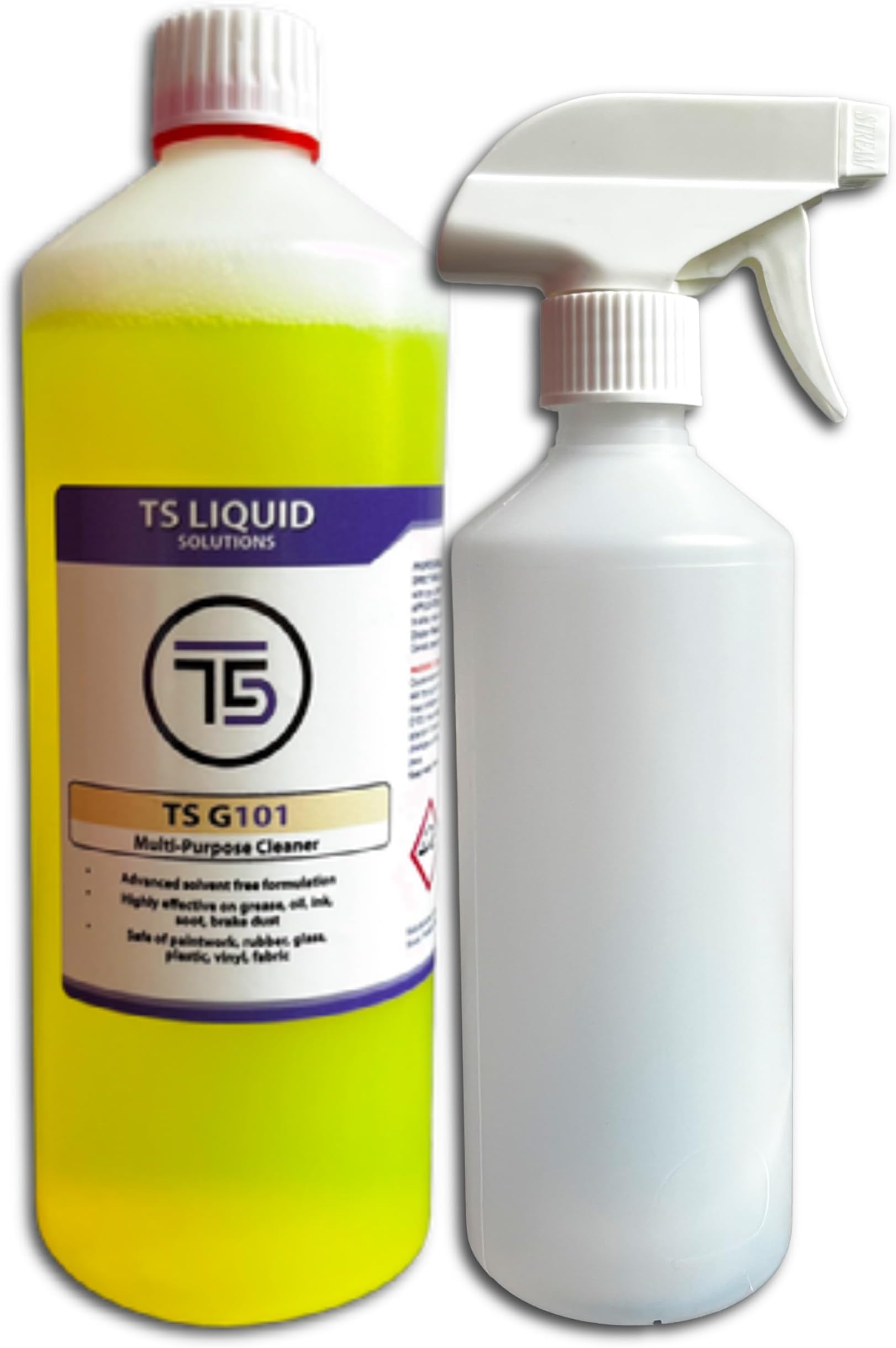 G101 All Purpose smart cleaner 1 Litre 1L w spray bottle (concentrated) for Auto and Home by TS