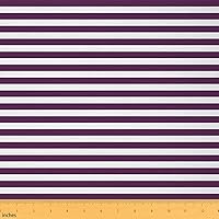 Vista 15 de The Yard - Tela de tapicería a rayas verdes – Rayas horizontales de granja líneas geométricas para interiores y exteriores, rayas góticas