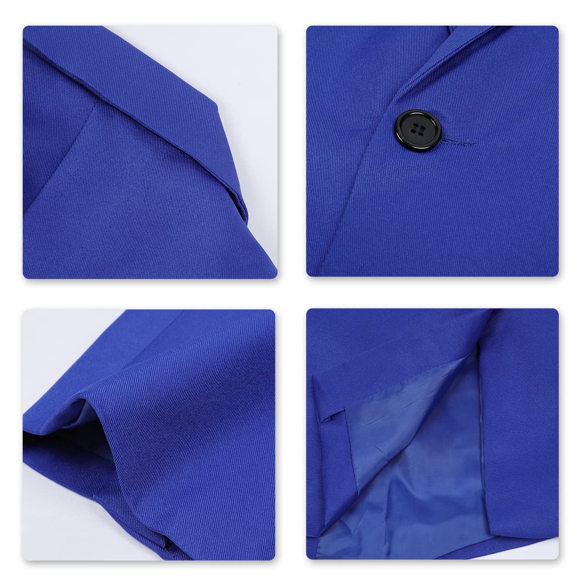YOUTHUP Blazer per Uomo Giacca da Abito Slim Fit Monopetto Leggero 1 Botton Elegante Vestito Giacche
