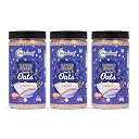 Nutriorg Organic Raw Steel Cut Oats 1950g (Pack of 3 * 650g), Fiber Rich, Gluten Free Oats gallery image