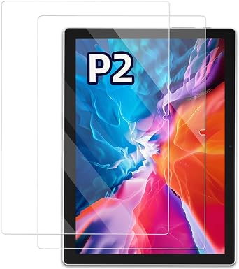 plimpton Screen Protector for PlimPad P2, 10 inch Tempered Glass Film 9H Hardness, 10.1 inch LCD Protection, Anti-Scratch, Anti-Fingerprint, Easy to Install 2 Pack