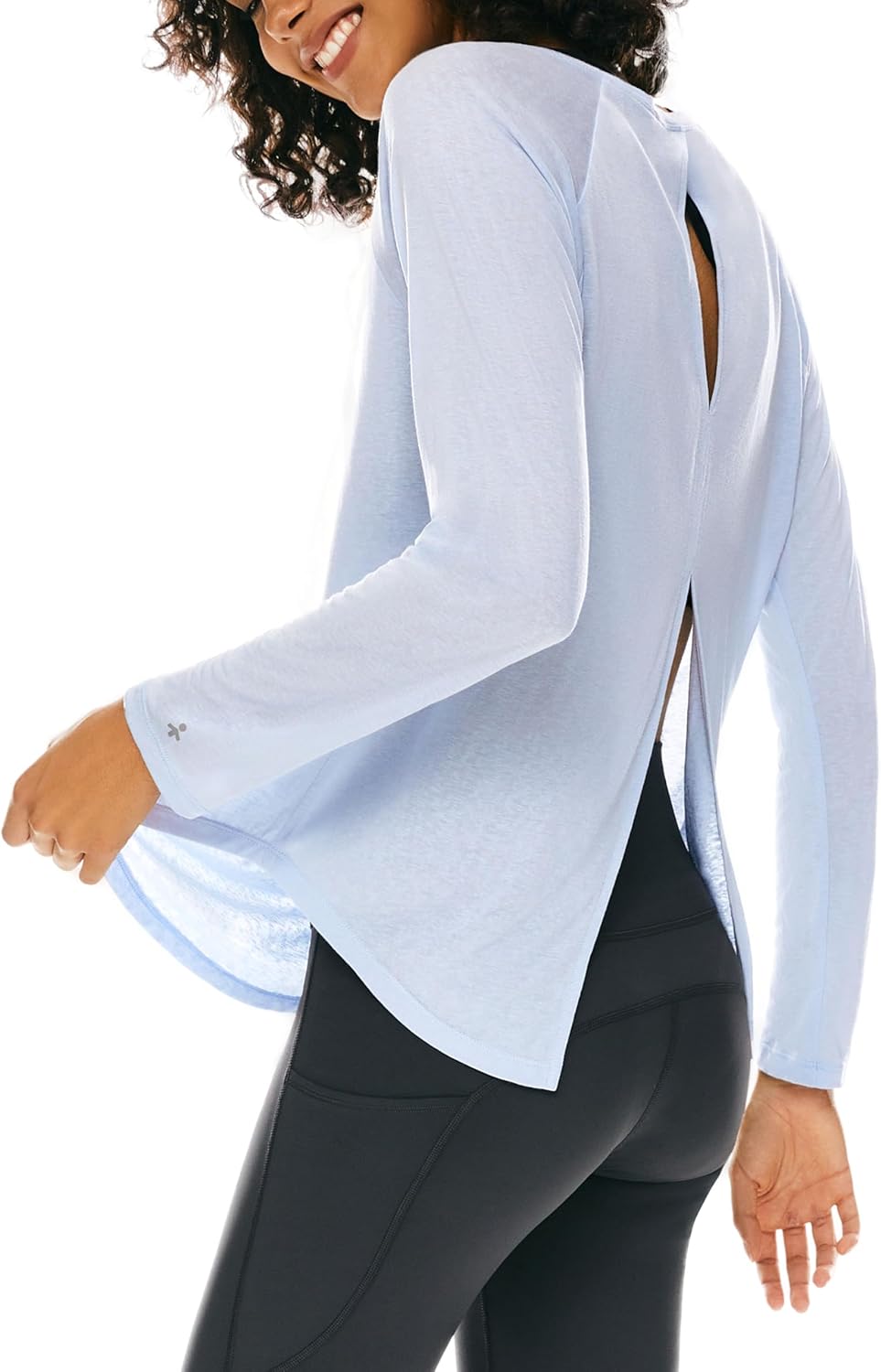 Orolay Women's Workout Long Sleeve Tops Lightweight Loose Fit Yoga Sun T-Shirts UV Protection Outdoor Hiking Gym Clothing