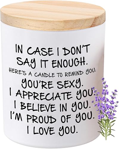 Velas de regalo para ella, divertidas, novedosas, únicas, para el día de San Valentín, aniversario, Navidad, regalo de cumpleaños para novia,