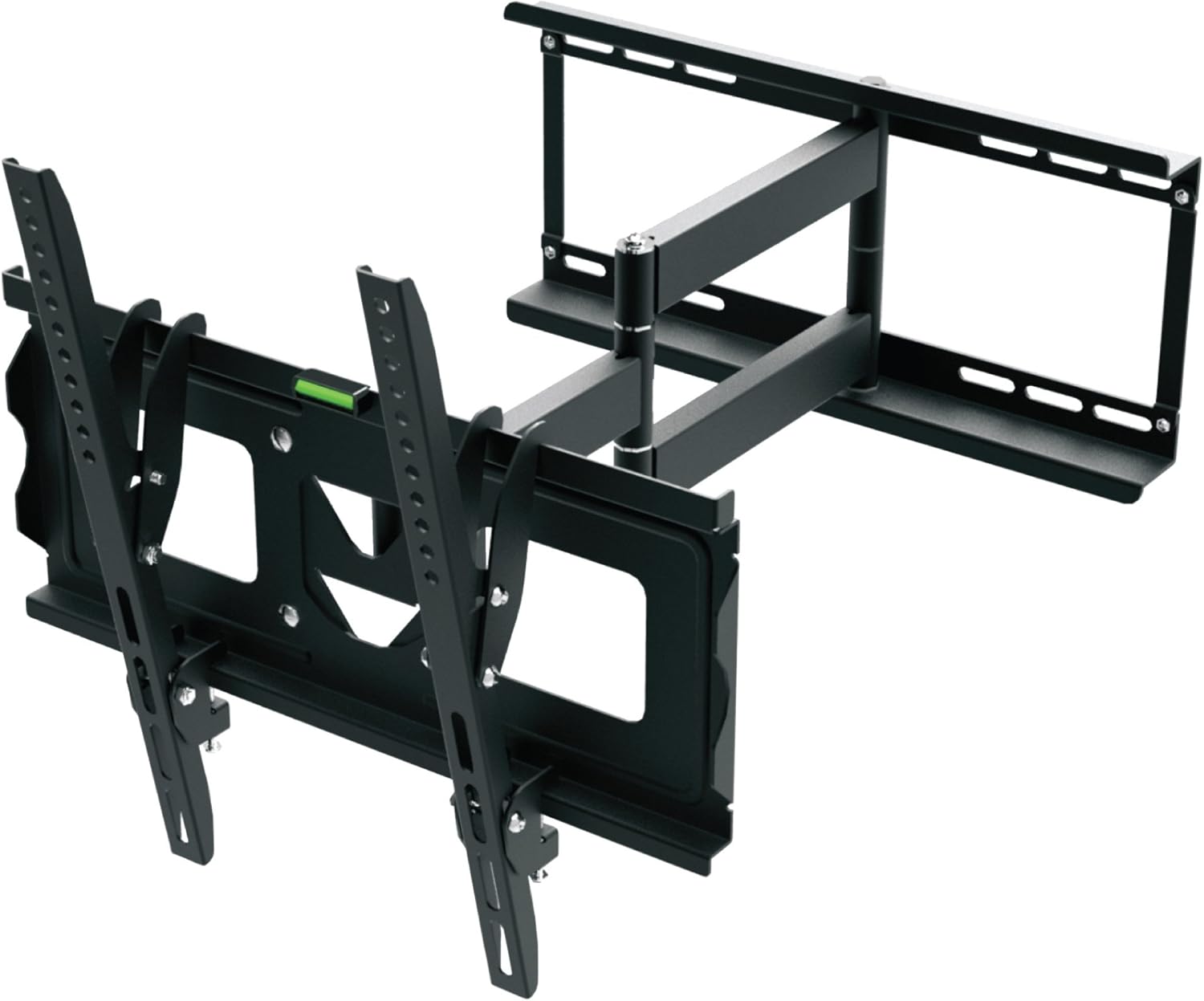 Ematic FULL MOTION Television Wall Mount 70" Inch LCD TV Screen Displays, Slim Design, Two Piece, Easy Install,