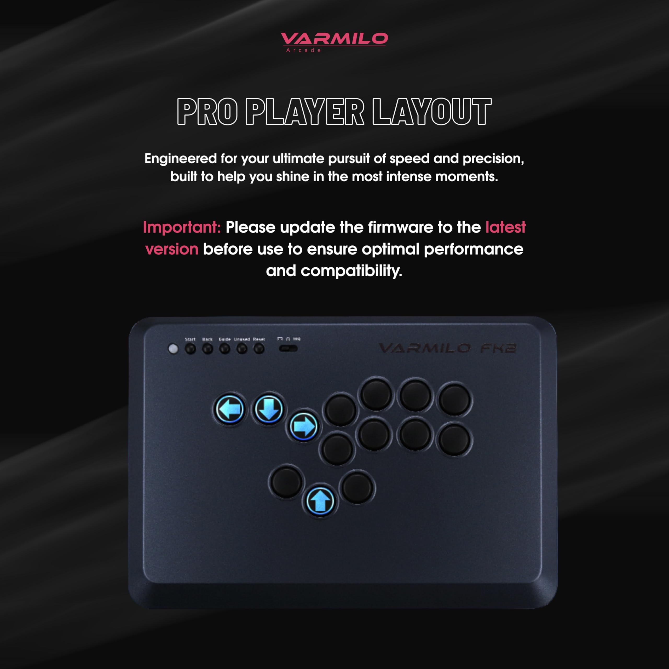 その他 VARMILO FK2 Black Leverless Arcade FK2 – Varmilo