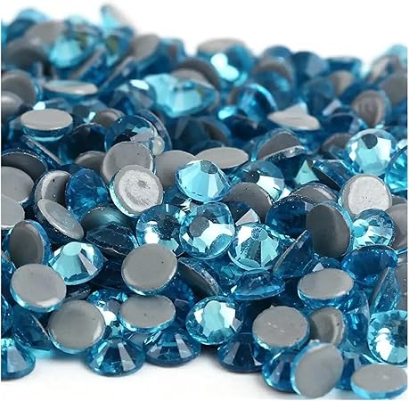 40Colors Crystal Hot Fix Rhinestones,Glass Strass Hotfix Iron On Sewing ...