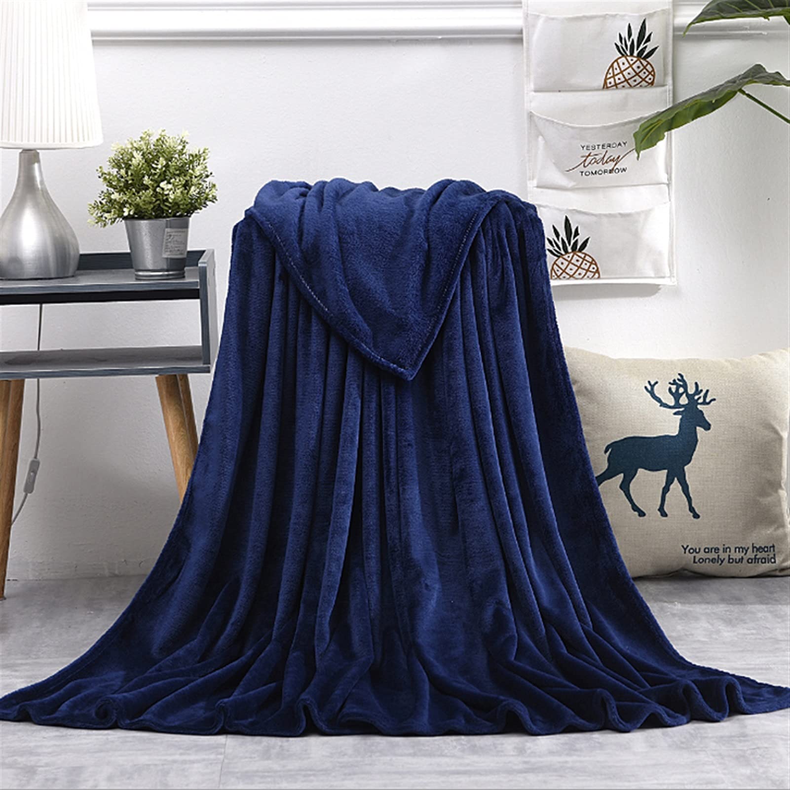 Couverture de corail chaude pour stopper le froid nocturne sur le lit