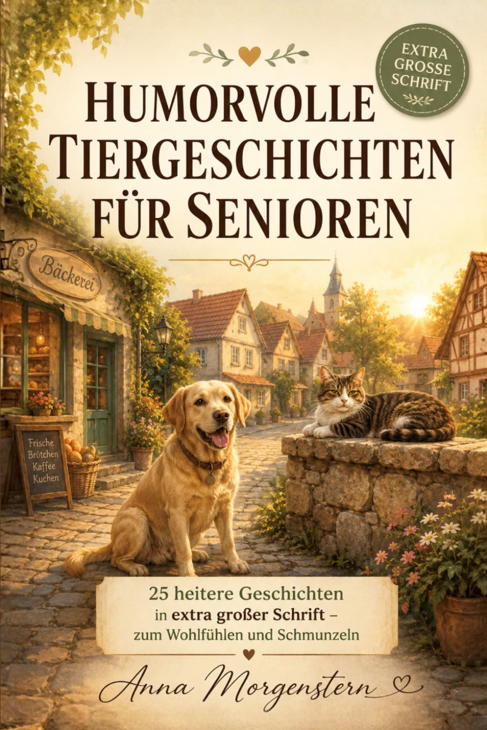 Humorvolle Tiergeschichten für Senioren: 25 heitere Kurzgeschichten in extra großer Schrift – zum Wohlfühlen, Erinnern und Schmunzeln (Kurzgeschichten für Senioren zum Schmunzeln (Großdruck))