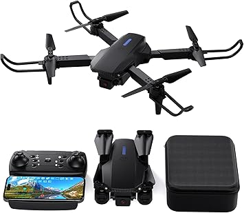 DAYDREAM-Foldable-Toy-Drone-with-HQ-WiFi-Camera-Remote-Control-for-Kids-Quadcopter-with-Gesture-Selfie-Flips-Mode-App-One-Key-Headless-Mode-functionality-QUADCOPTER (DX1)