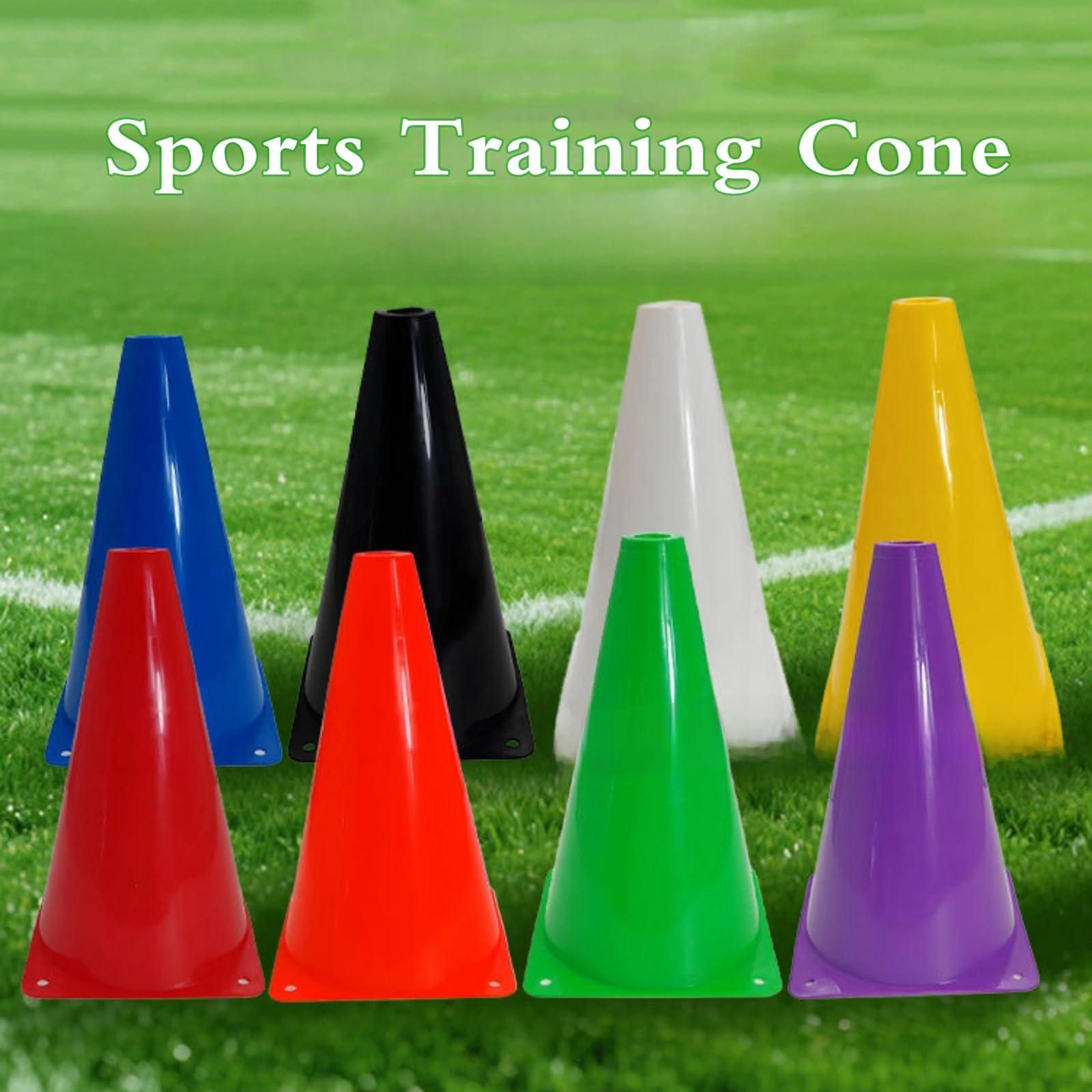 Sport Coni di Addestramento,Cinesini per Allenamento Calcio,Coni di Formazione,Coni di Marcatori,Resiliente,Flessibile,per Pattinaggio Pallacanestro Calcio attività Eventi Gioco Lancio