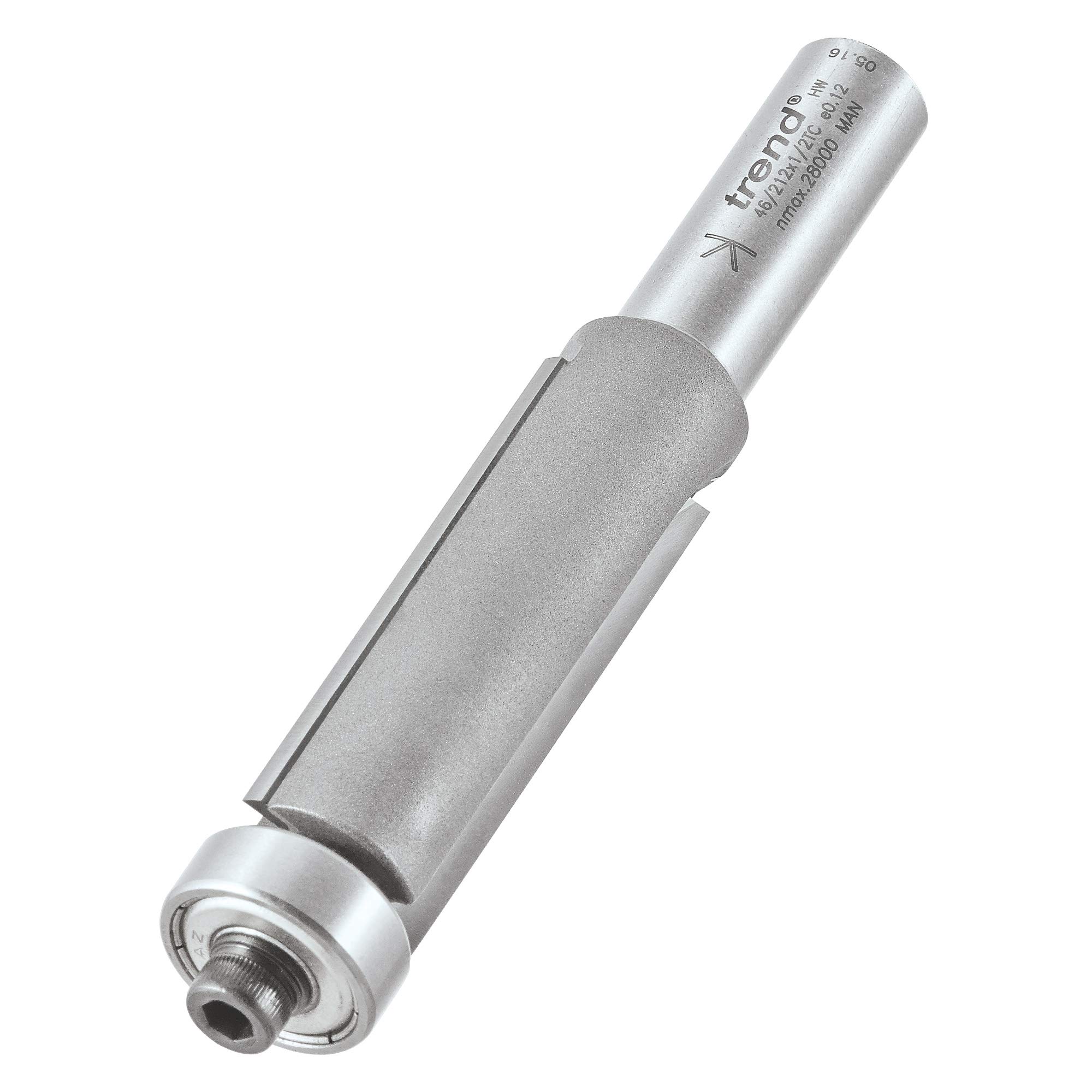 Trend Bearing Guided Trimmer Router Cutter 19.1mm 50mm 1/2"