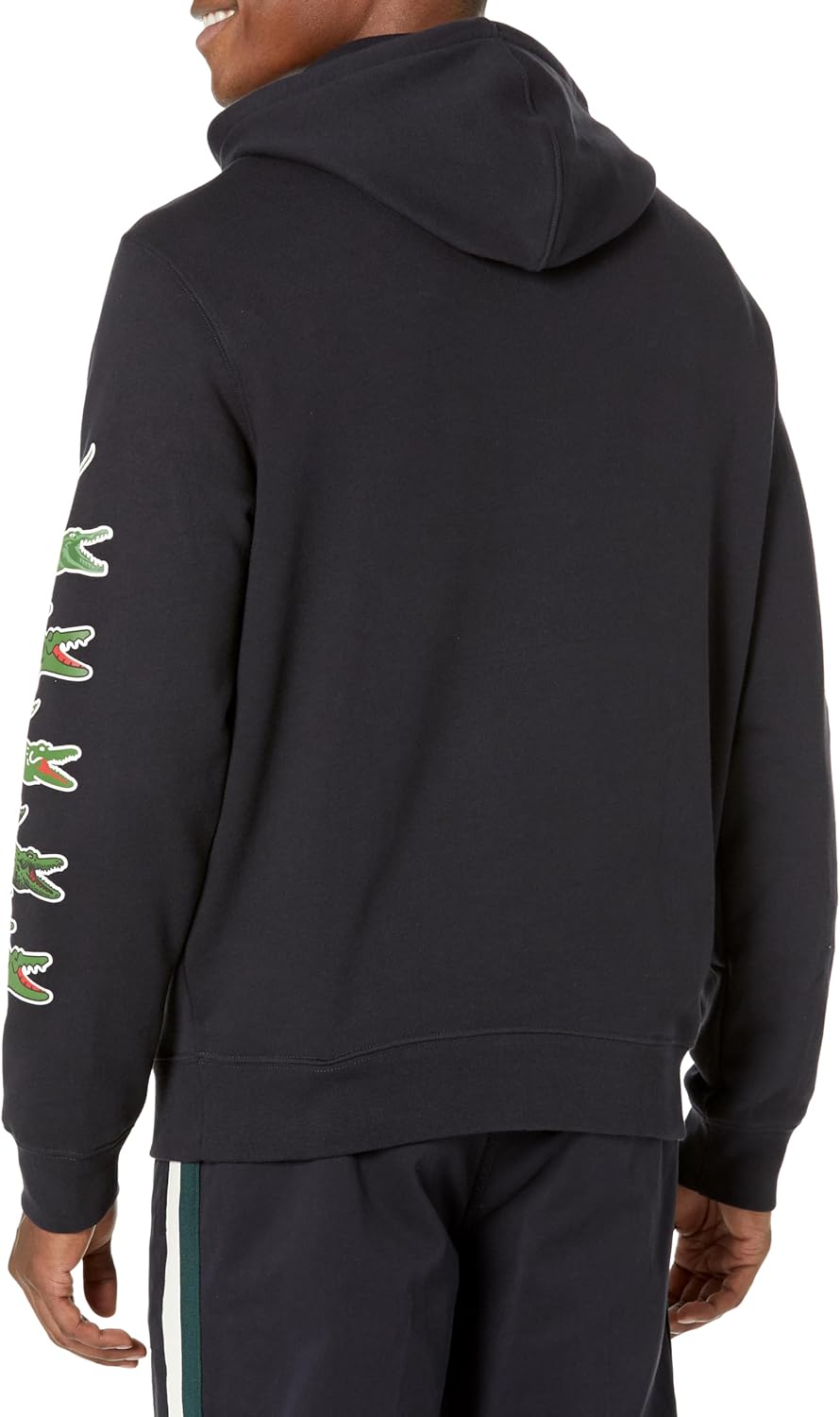 Lacoste mens Contrast Crocodile Hoodie - Image 2