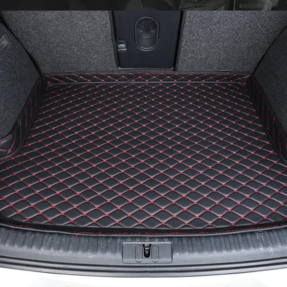 Car Trunk Liner Cargo Liners for PORSCHE macan 2014 2015 2016 2017 2018 2019 2020 2021 2022 2023 2024 2025 2026 Cargo Liner Trunk Floor Mat Durable Trunk Protection Floor Mat,Black Red Line