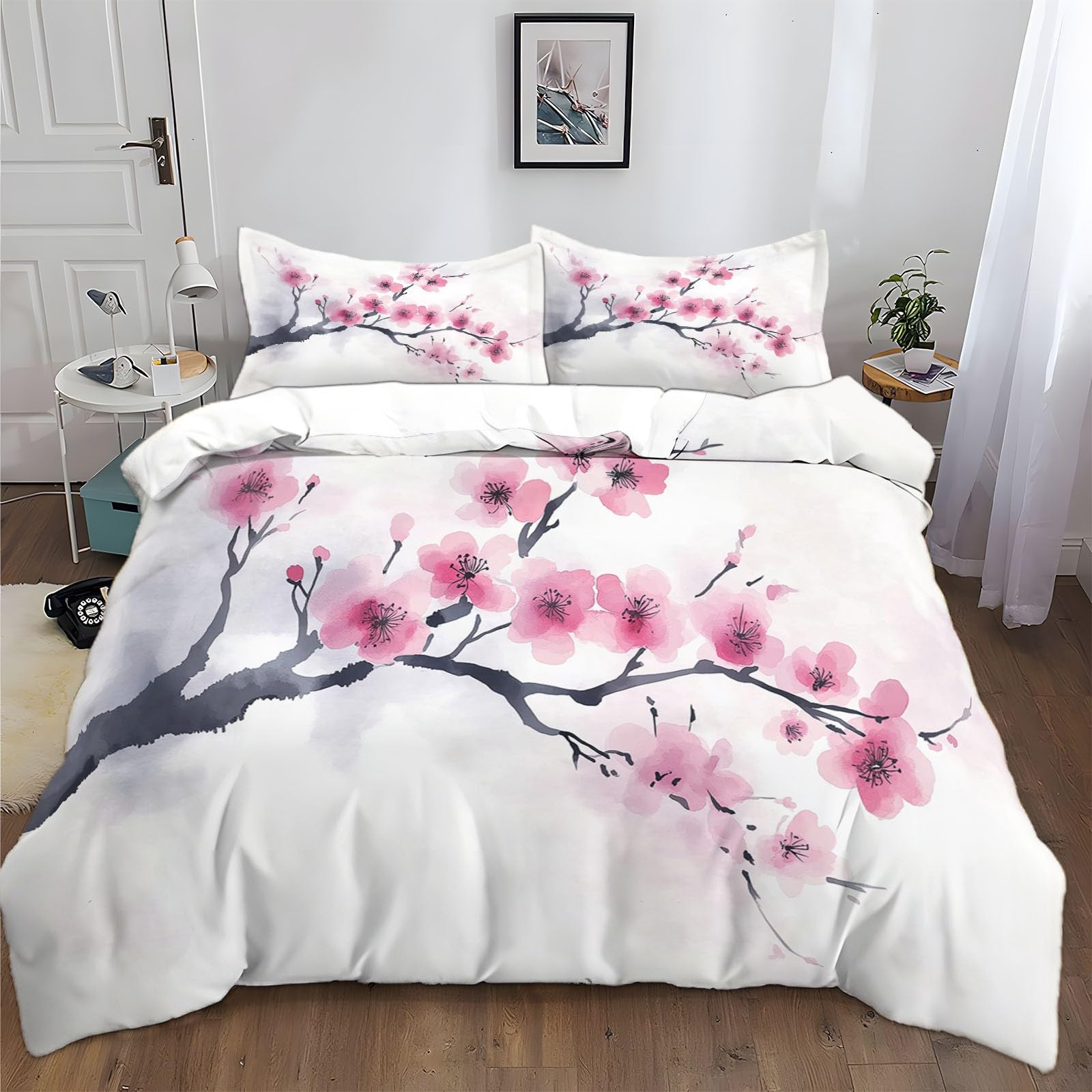 Housse de couette enfant 140x200 cm en microfibre avec taie d'oreiller