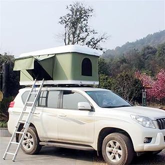2-3 Person Rooftop Tent Hydraulic Automatic Quick Opening,Outdoor Camping Camping Car Roof Tent Is A Mobile Bedroom Telescopic Ladder,D