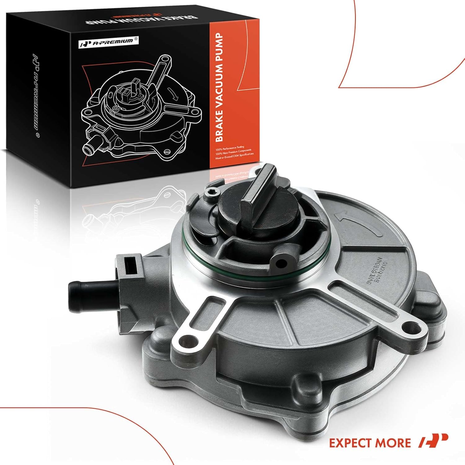 A-Premium Brake Vacuum Pump Compatible with Audi A4 2006-2008 A4 Quattro B7 B6 Series 2005-2008