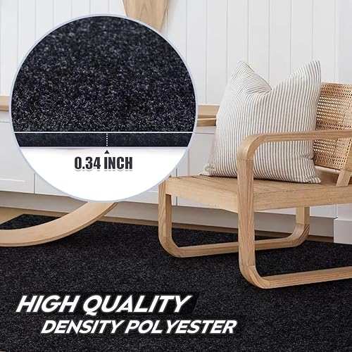 Miniatura 2 de Alfombra de pasillo de 2 x 8 pies, para interiores y exteriores, alfombras de área con respaldo de goma antideslizante para pasillo, cocina,