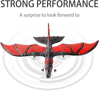 2X RC Plane 2.4G Simulated Flying Dragon Aircraft Remote Control Flying Model Glider Airplane EPP Foam Toys Gift