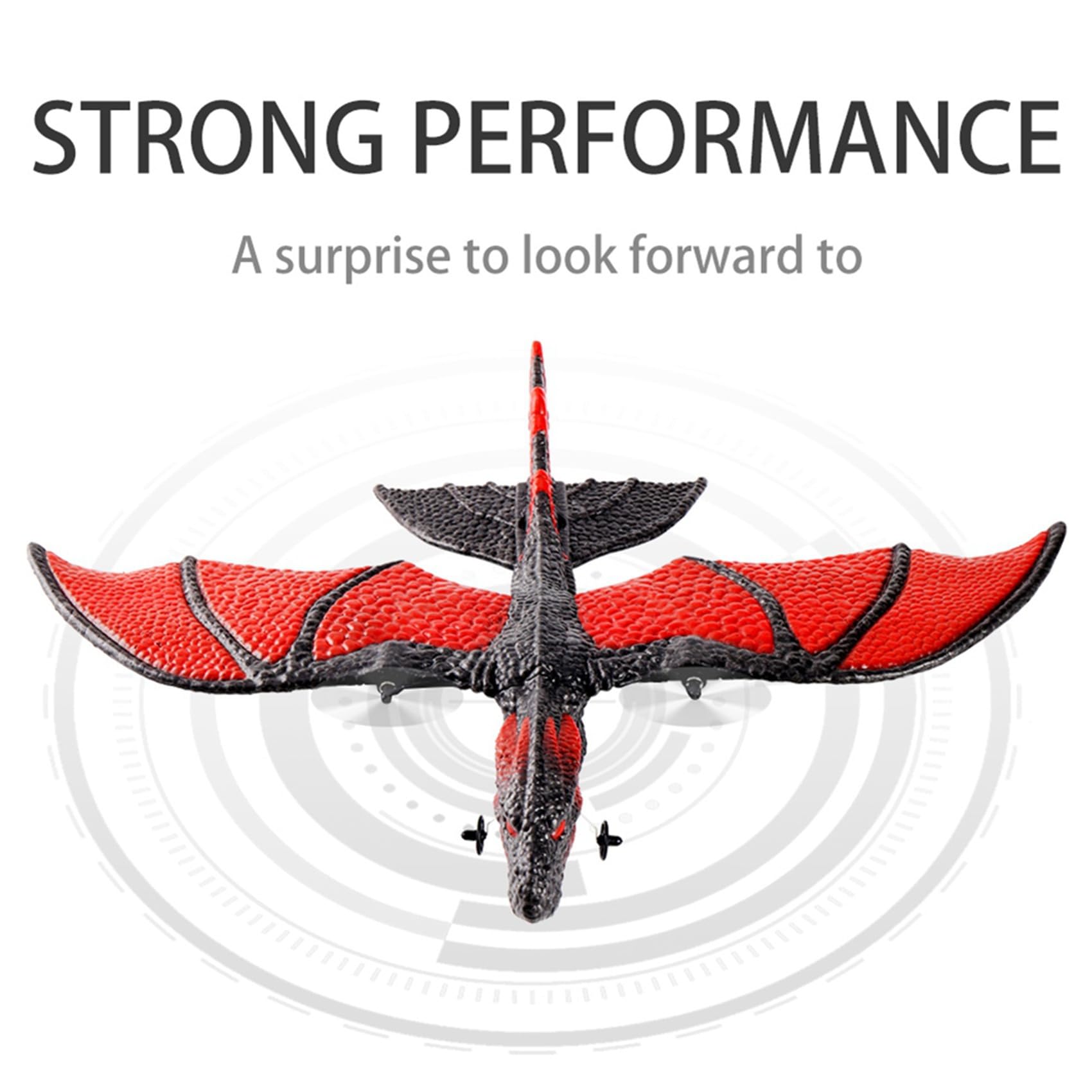 2X AvióN RC 2.4G AvióN DragóN Simulado Control Remoto Modelo AvióN Planeador EPP Juguetes de Espuma Regalo para NiñOs