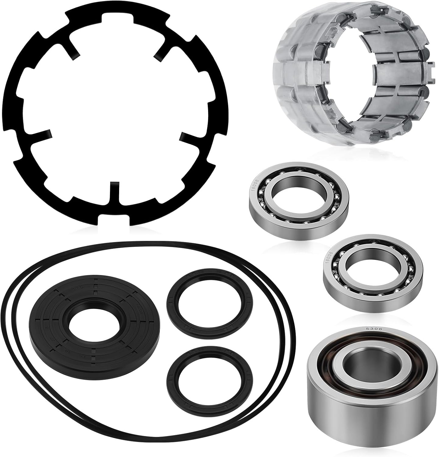 M MATI Front Differential Sprague Carrier Rebuild kit with Armature Plate for Polaris Ranger 570 900 1000 RZR 570 800 900 ACE 325 570 2011-2017 3235263 3234407 3235174 3235171 3234393