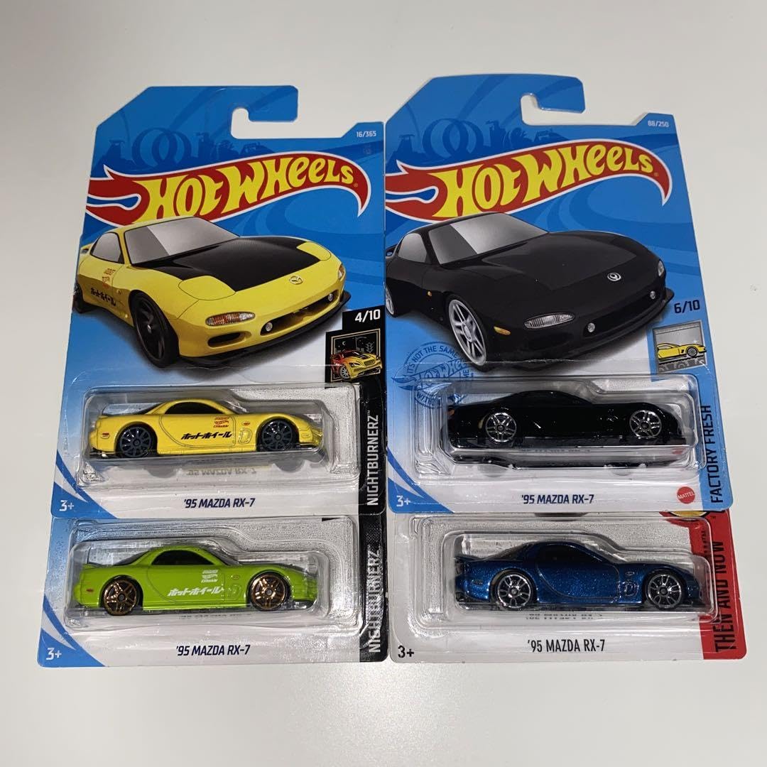 Amazon.co.jp: ホットウィール ベーシック マツダ RX-7 4台
