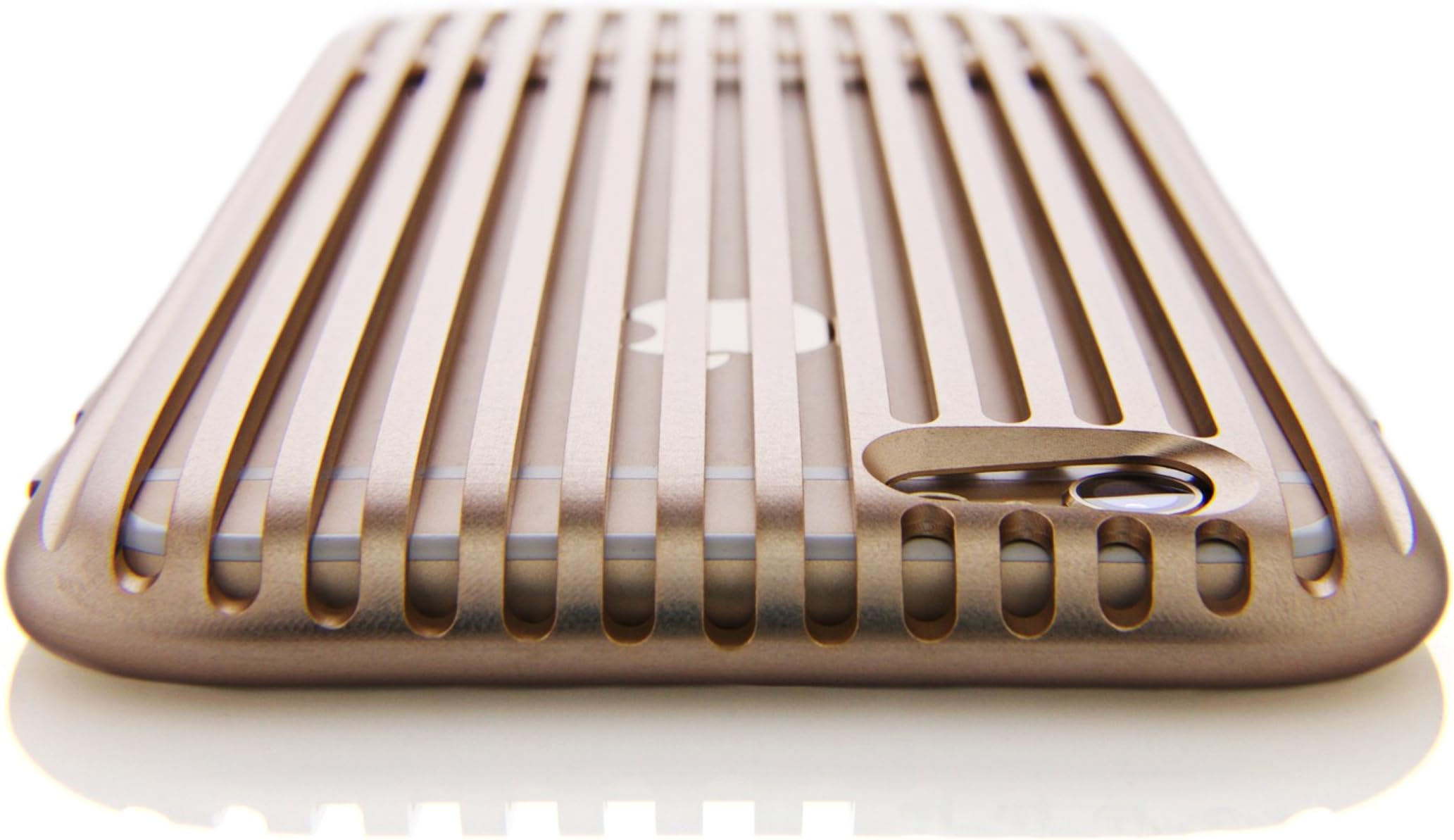 iPhone 6 case, [Made in Japan] SQUAIR The Slit [Gold] for iPhone 6 4.7 inchi | Alminum Metal Dress Case