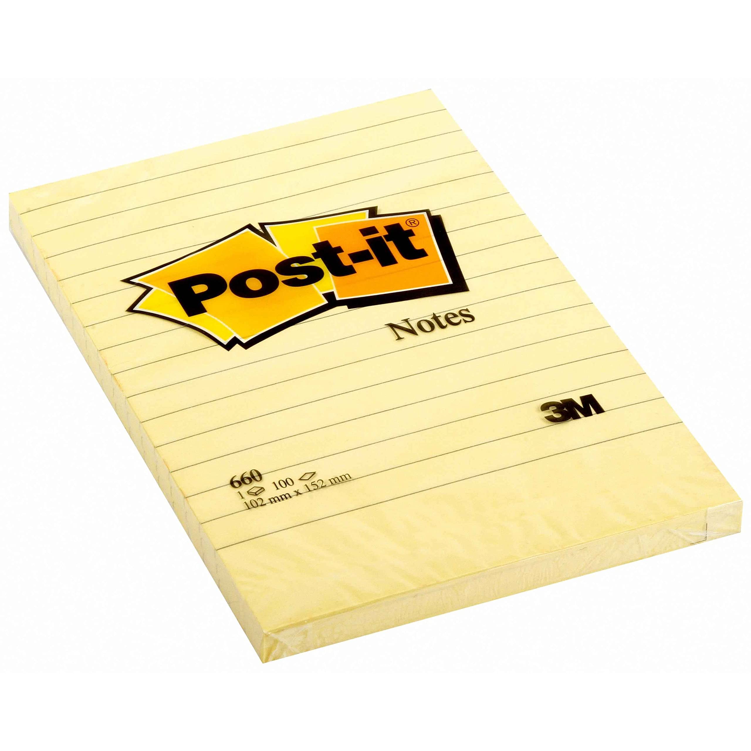 Post-it Appendibili Gialli - Blocco Da 100 Foglietti Adesivi, 72 G/m&sup2;