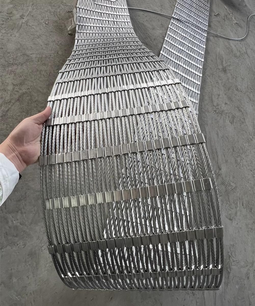 304 Stainless Steel Rope Wire Mesh, 9cm Hole Safety Netting for Zoo Cages, Balconies & Stairs, 1.5x12m Silver, 2.0mm Anti-Fall Solution