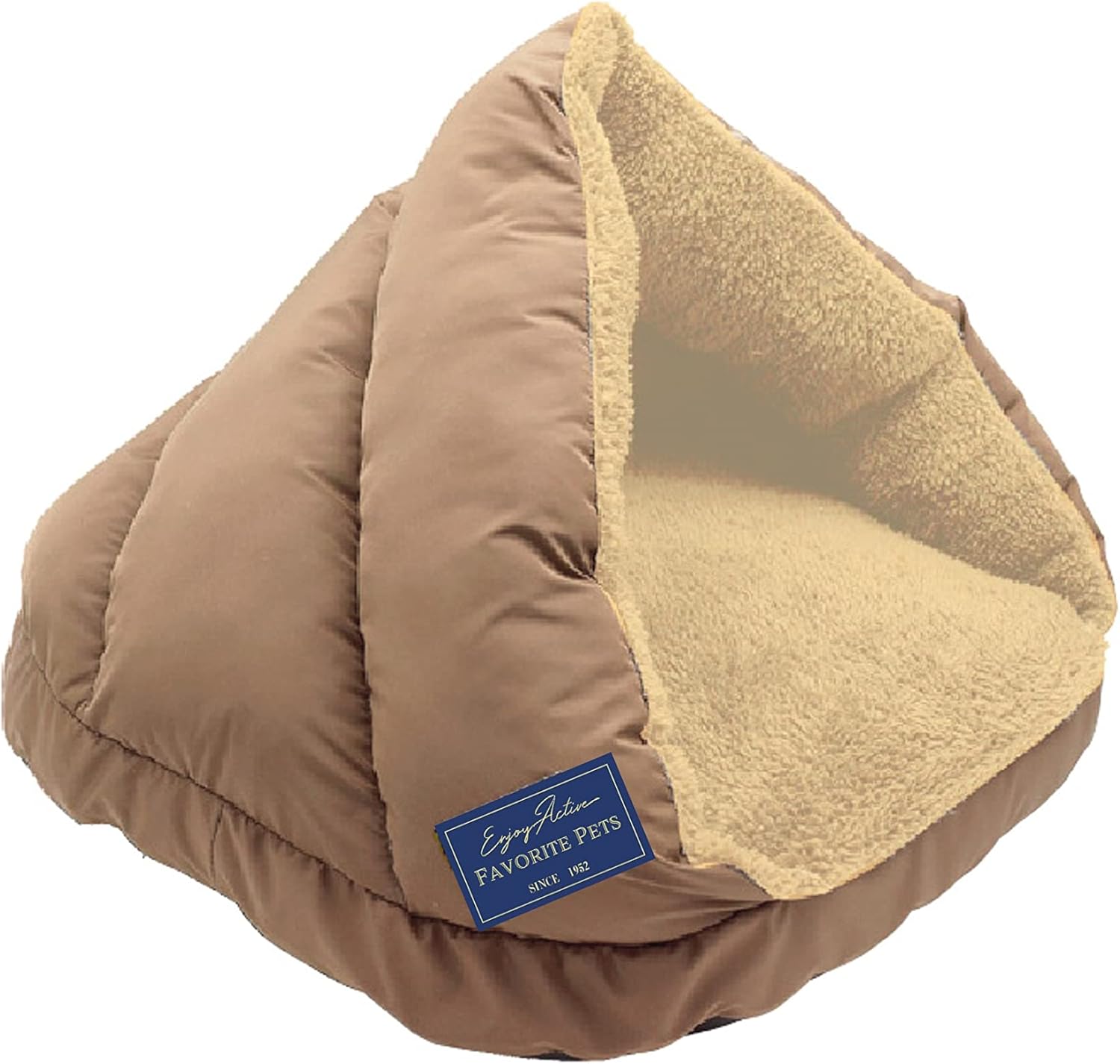 Favorite Pets Triangle Bed, Beige