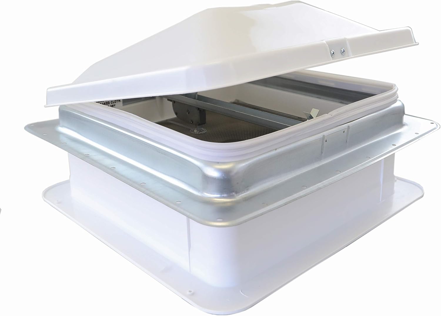 Class A Customs 14" NonPowered RV Roof Vent with White