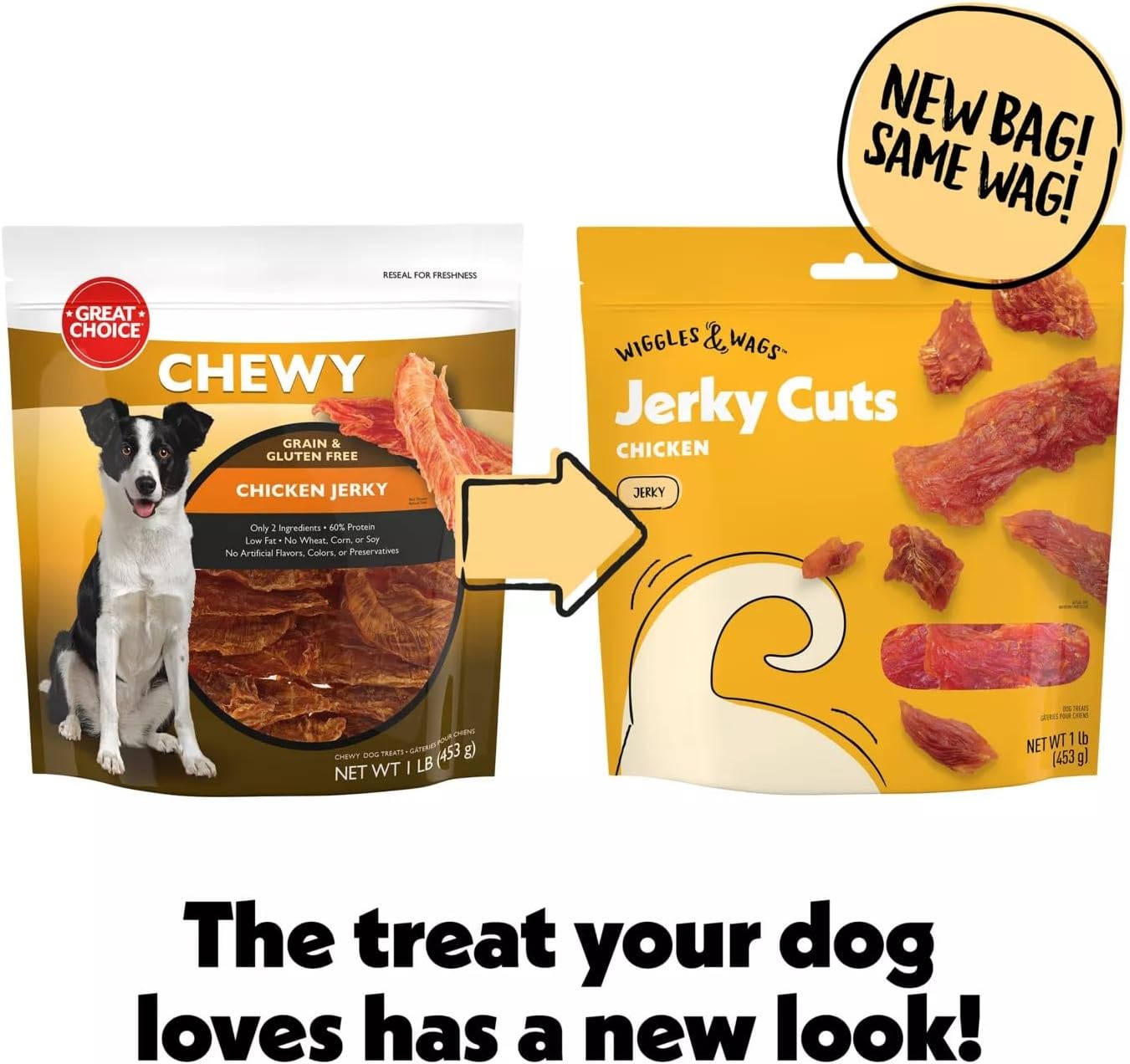 Wiggles and Wags Chicken Jerky Cuts