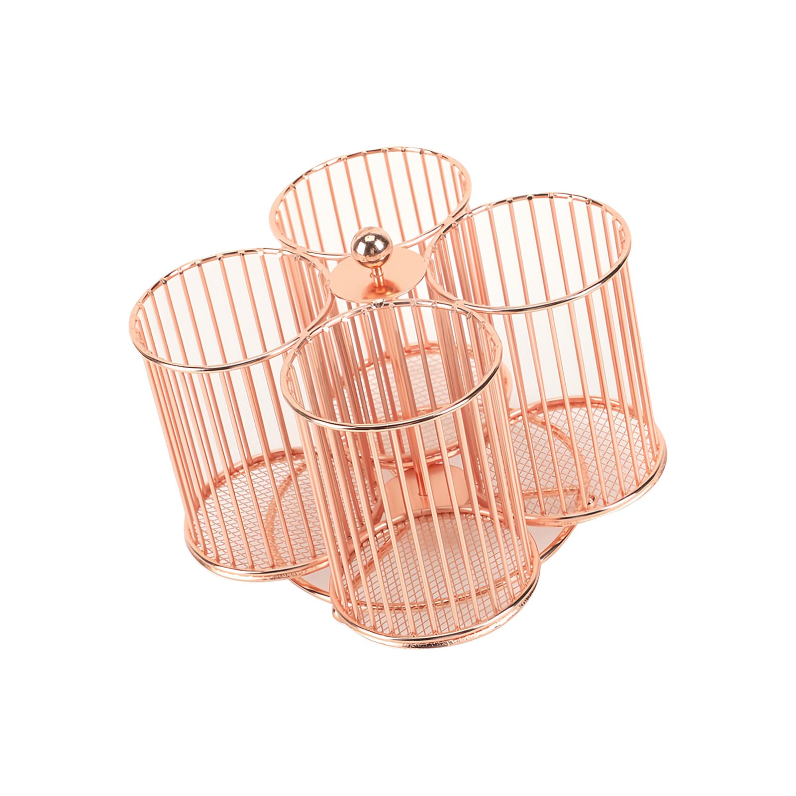 Hsioluted Desk Organisers, 360 Degree Rotating Pen Holder Shelf for Desk, Pen Holders Bucket Pencil Organisers Storage Box Rotating Pencil Organizers Holder