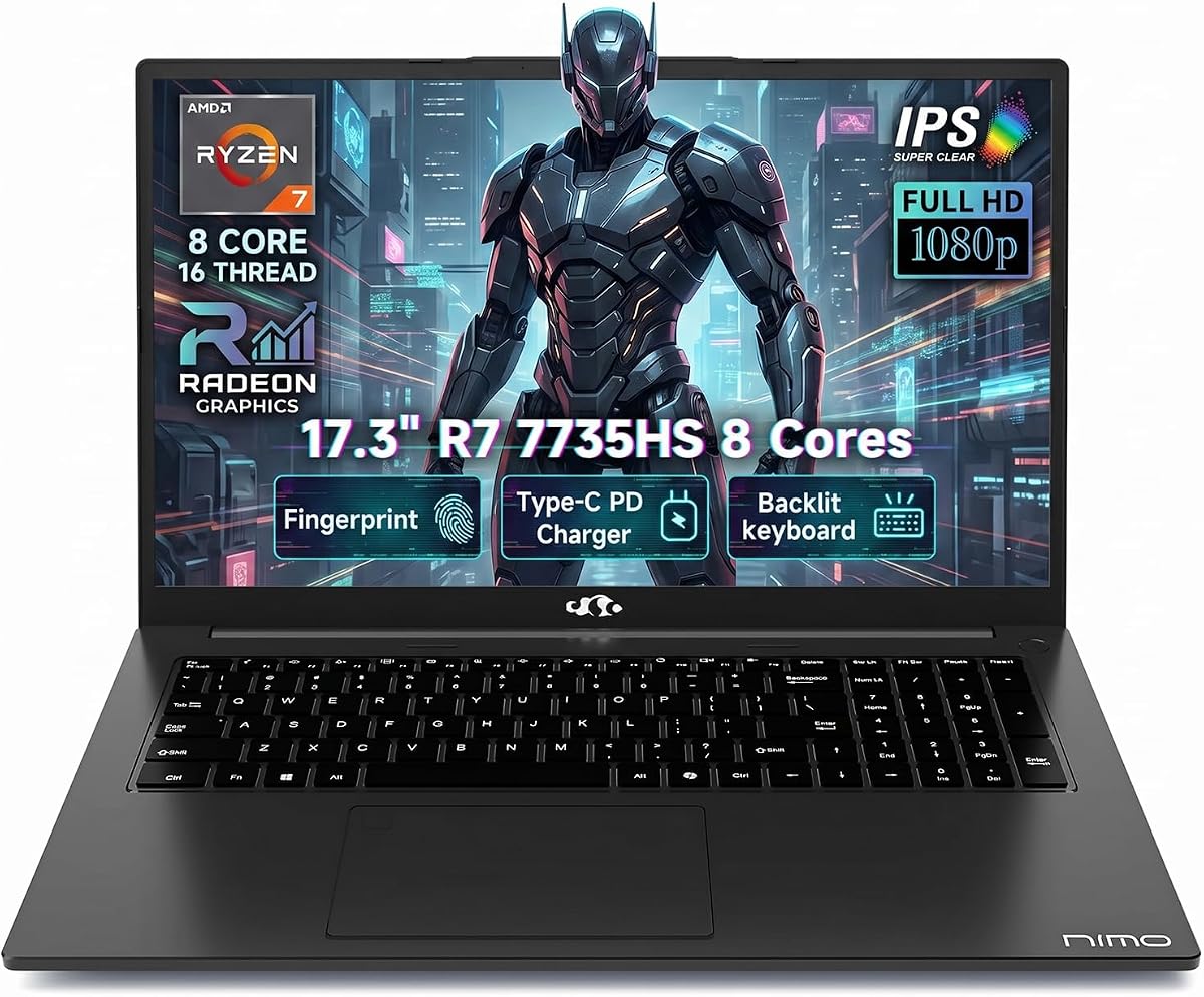NIMO 17.3" Light Gaming Laptop