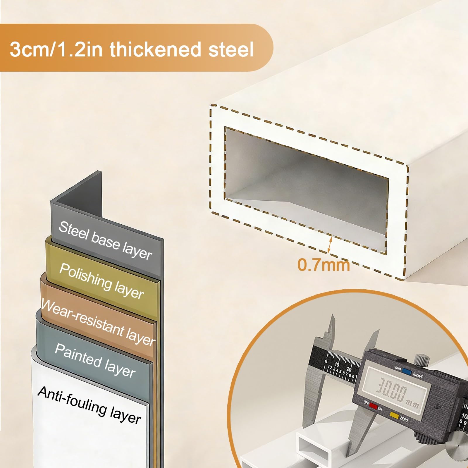 Tragbarer Stoff Kleiderschrank, Faltschrank mit Abdeckung, 500 kg Tragfähigkeit, Stoffschrank mit Regalen, für Modulare Kleiderschranksysteme(130cm/51in)