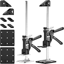 Labor-Saving Arm Jack Multifunctional Construction Jacks, Furniture Jacks，Lift Height 9 inches 400lb Load-Bearing for Installing Windows and Doors, Lifting Furniture, Woodworking Tools