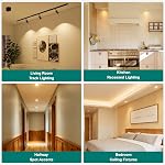 DiCUNO GU10 LED Spotlight Bulbs, 2700K Warm White, Dimmable 5W (40W Equivalent), 450lm, MR16 GU10 Base for Track & Recessed Lighting, 6-Pack