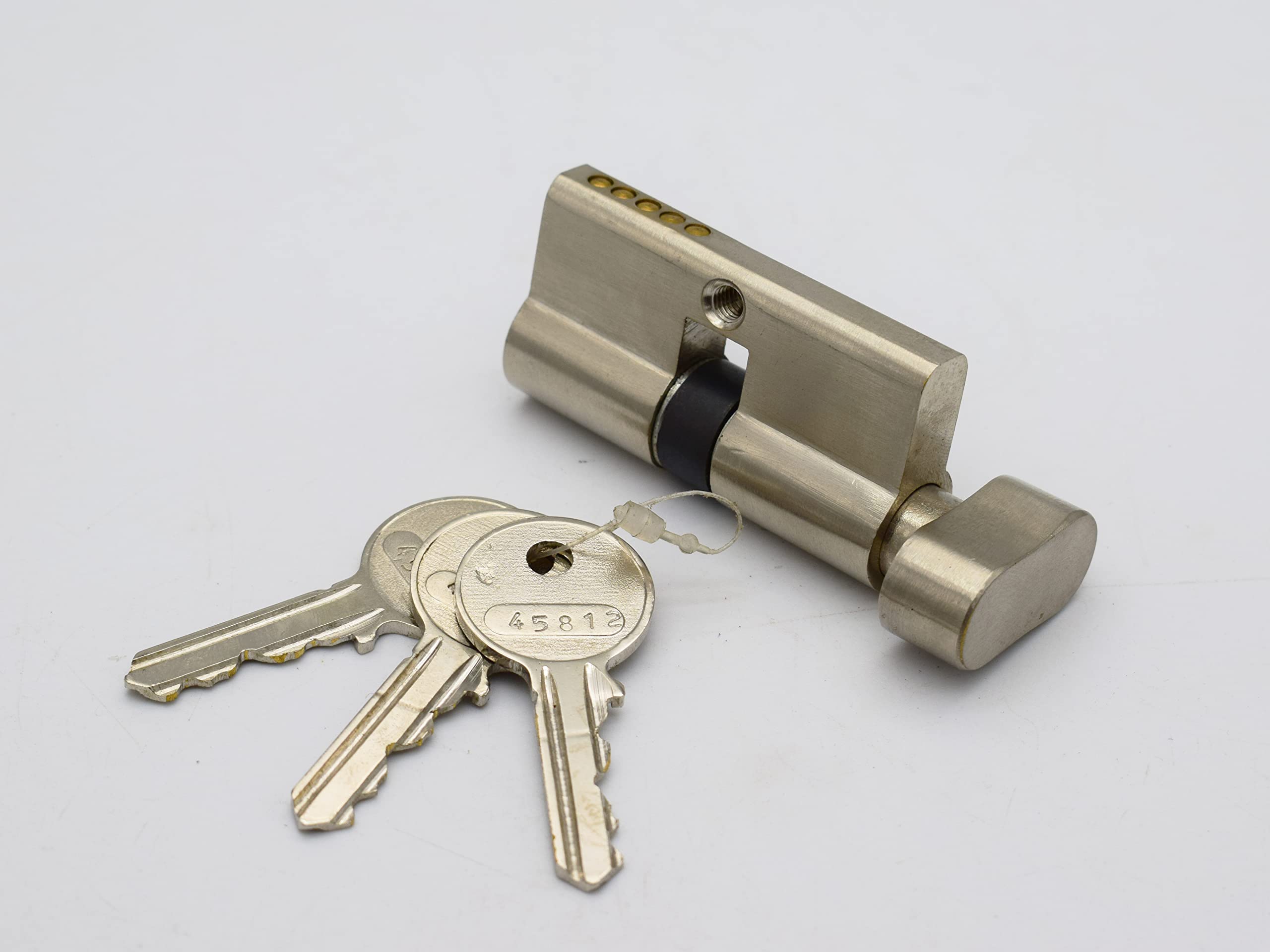 RAB Lock Sliding Stainless Steel Door Cylinder Lock (Code:- 1-Side Indian , with Keys, 60mm) (B08RJSLYQH) Amazon Price History, Amazon Price Tracker