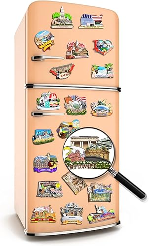 Miniatura 4 de Katowice - Imán de nevera de Polonia 3D clásico de madera para refrigerador, monumento, hecho a mano, manualidades, viaje, recuerdo, colección,