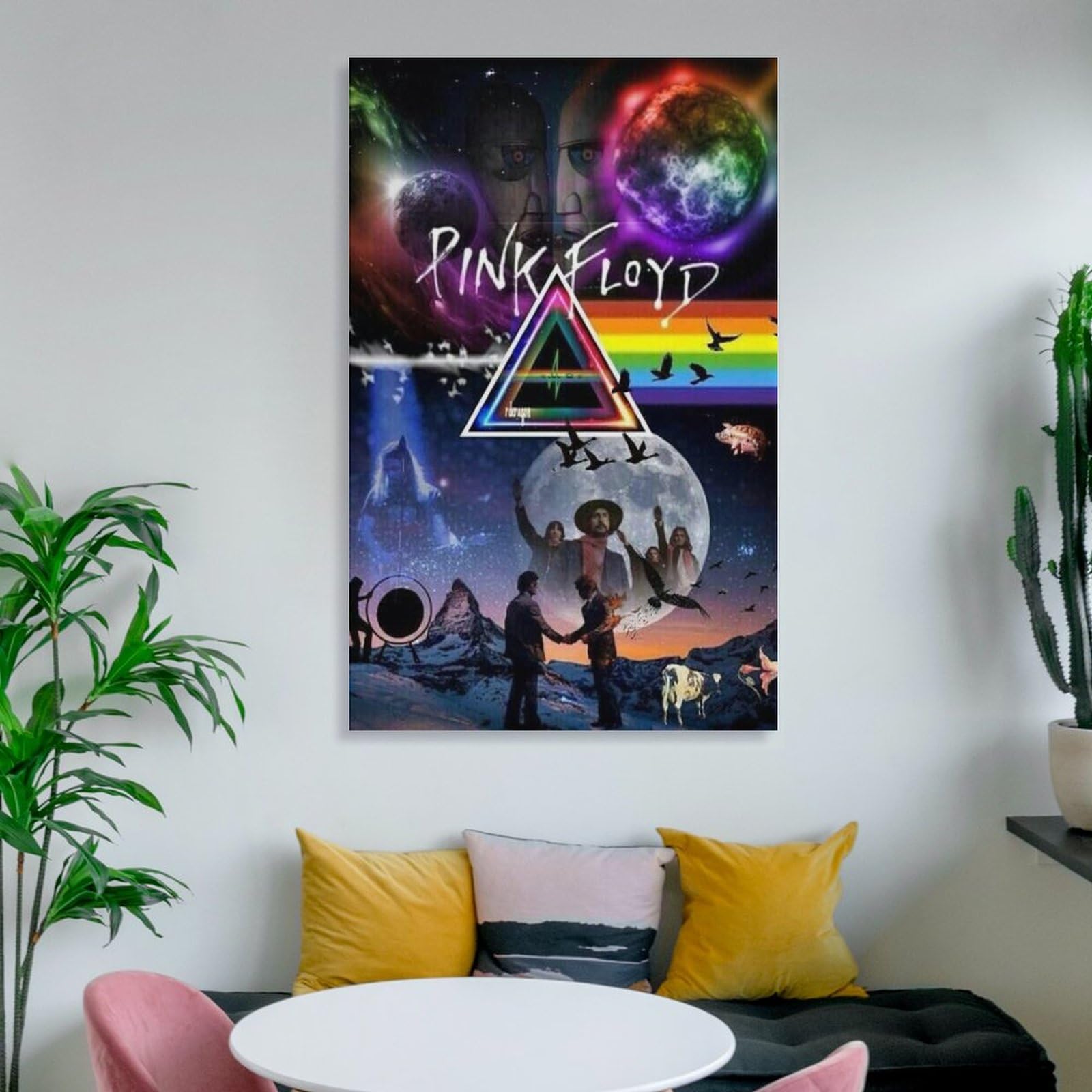 Amazon.co.jp: ピンクフロイドポスター画像ハードロック音楽 印刷