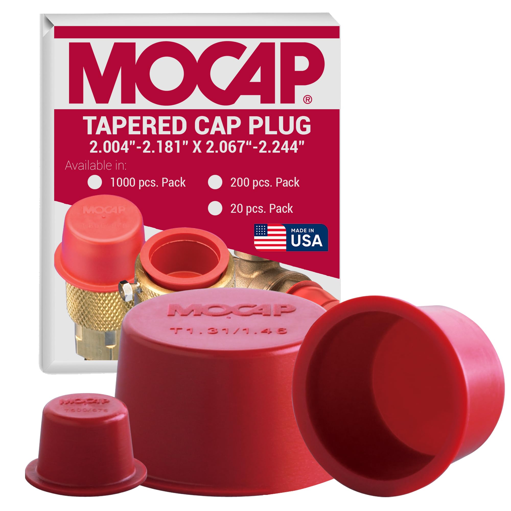 T2.06/2.24RD1 Tapered Cap Plug - OD 2.067-2.244