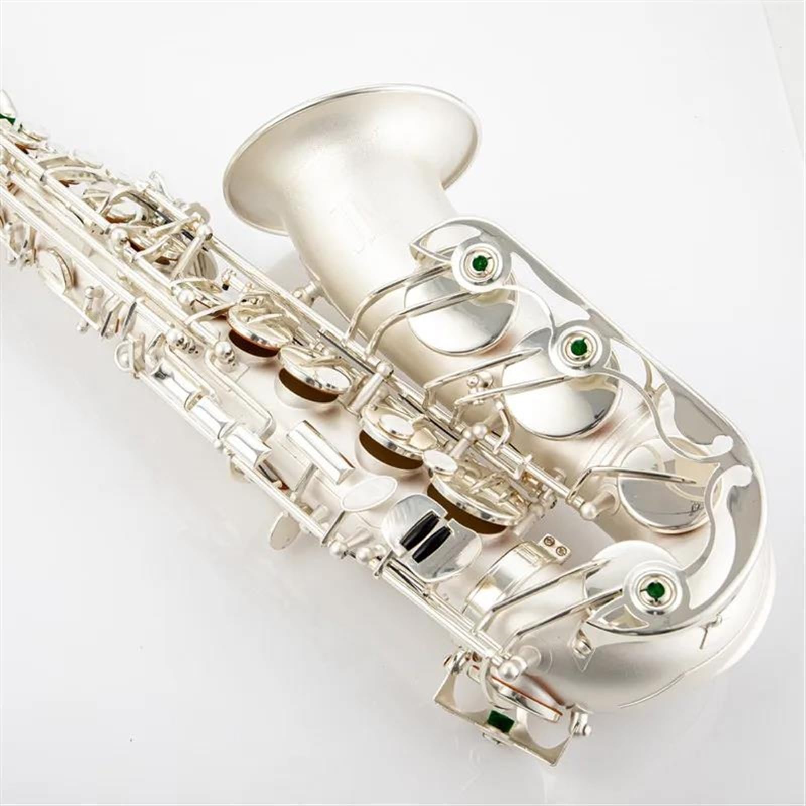 Saksofon Altowy Posrebrzane Instrumenty Muzyczne E Płaski Saksofon Z Ustnikiem Professional profesjonalny Saksofon