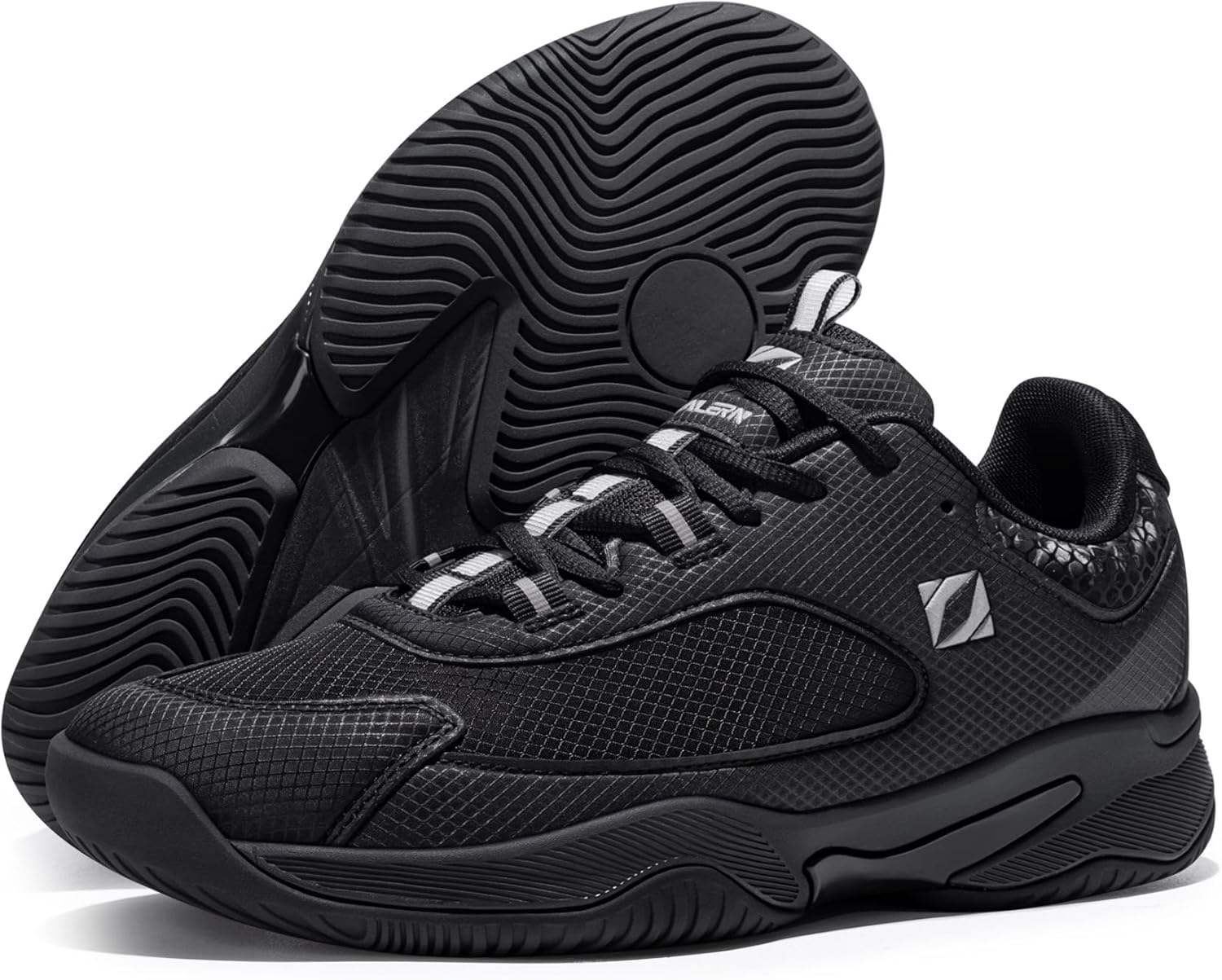 FENLERN Tennis Shoes Men Non-Slip Durable Breathable Pickleball Racquetball Shoes Arch Support Athletic Court Shoes Running Walking Sneakers