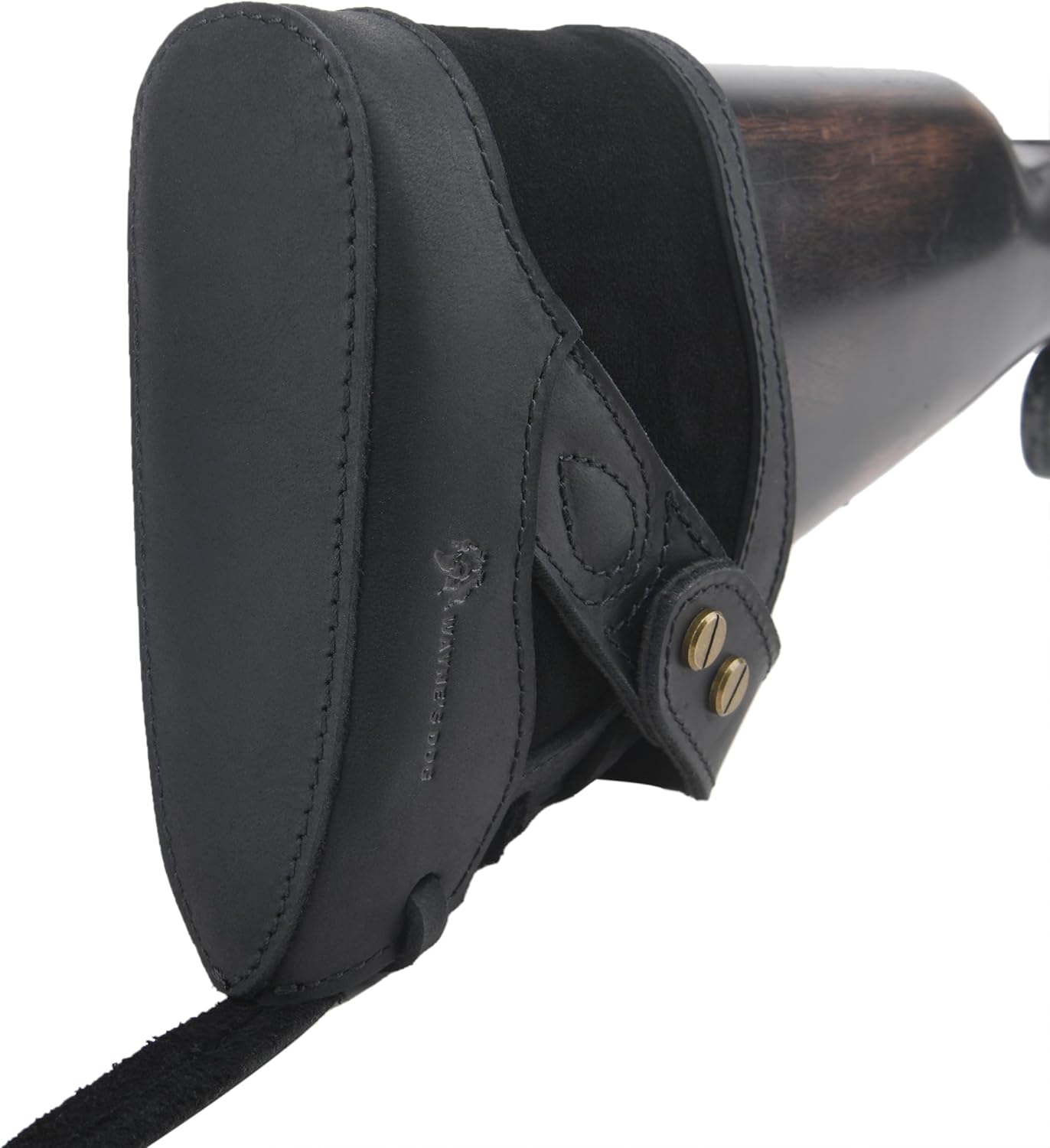 WAYNE'S DOG Slip-On Recoil Pad for Rifle Shotgun, No Drill Leather Barrel Mount Gun Stock Buttstock Extension Pads