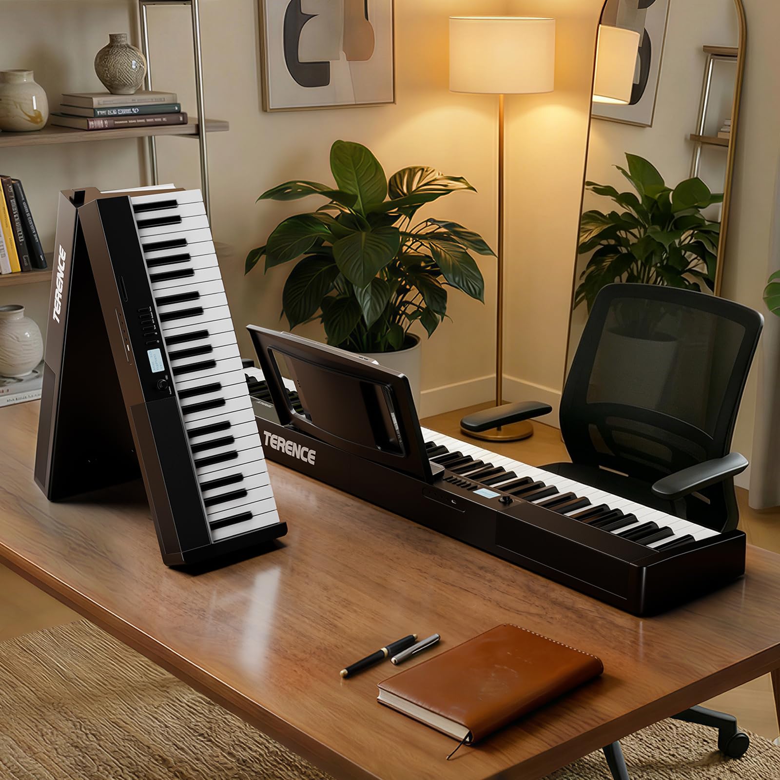 Amazon.com: TERENCE V50 Portable 88 Key Weighted Keyboard,Upgraded
