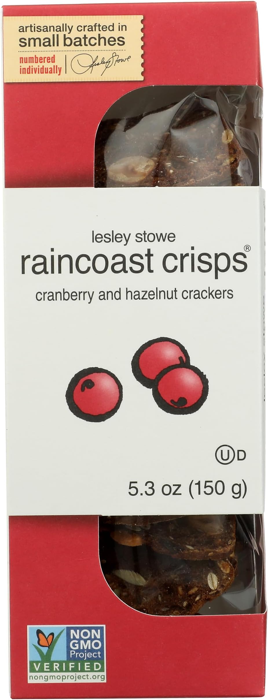 RAINCOAST CRISPS Cranberry Hazelnut Crisps, 5.3 OZ