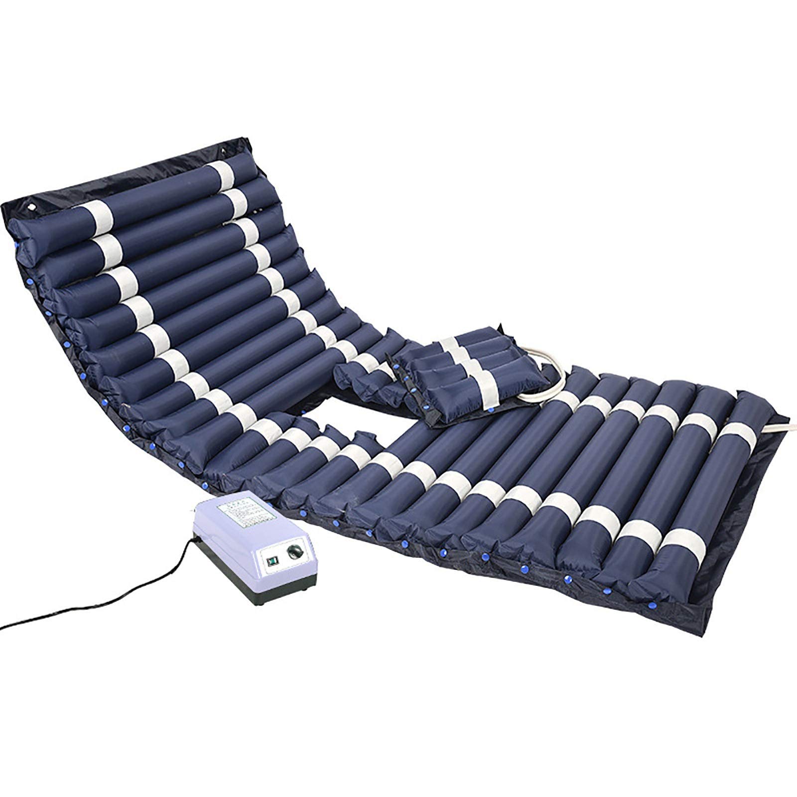 Colchón de Aire médico antiescaras con Orificio para Ancianos o Pacientes postrados en Cama, Tratamiento de úlceras por presión y escaras, cojín de Aire de presión alterna, Cama de Cuidado i