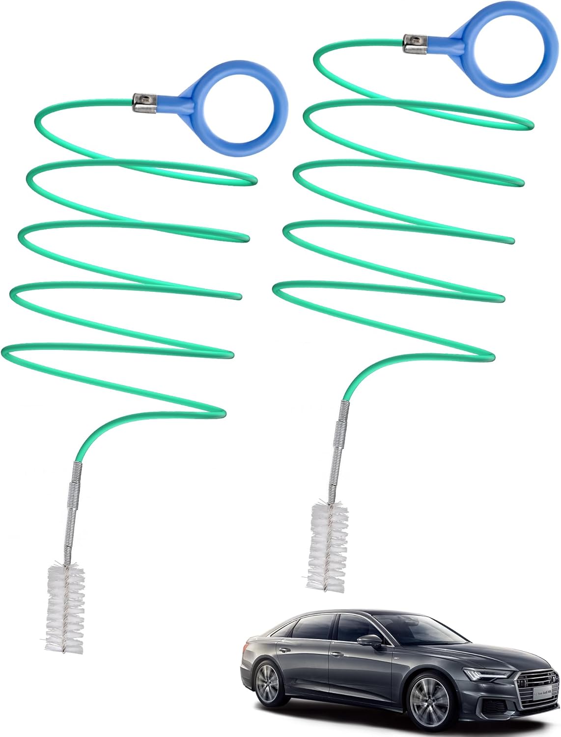 2Packs Auto Sunroof Drain Cleaning Tool, 78 Inch Flexible