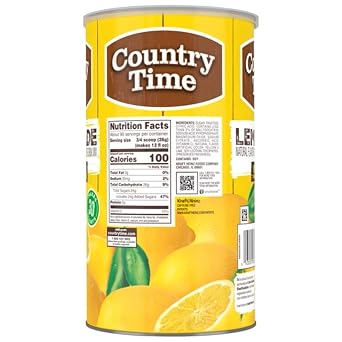 Country Time Lemonade Mix Variety Pack - By Obanic - 2 Pack, 82.5 oz